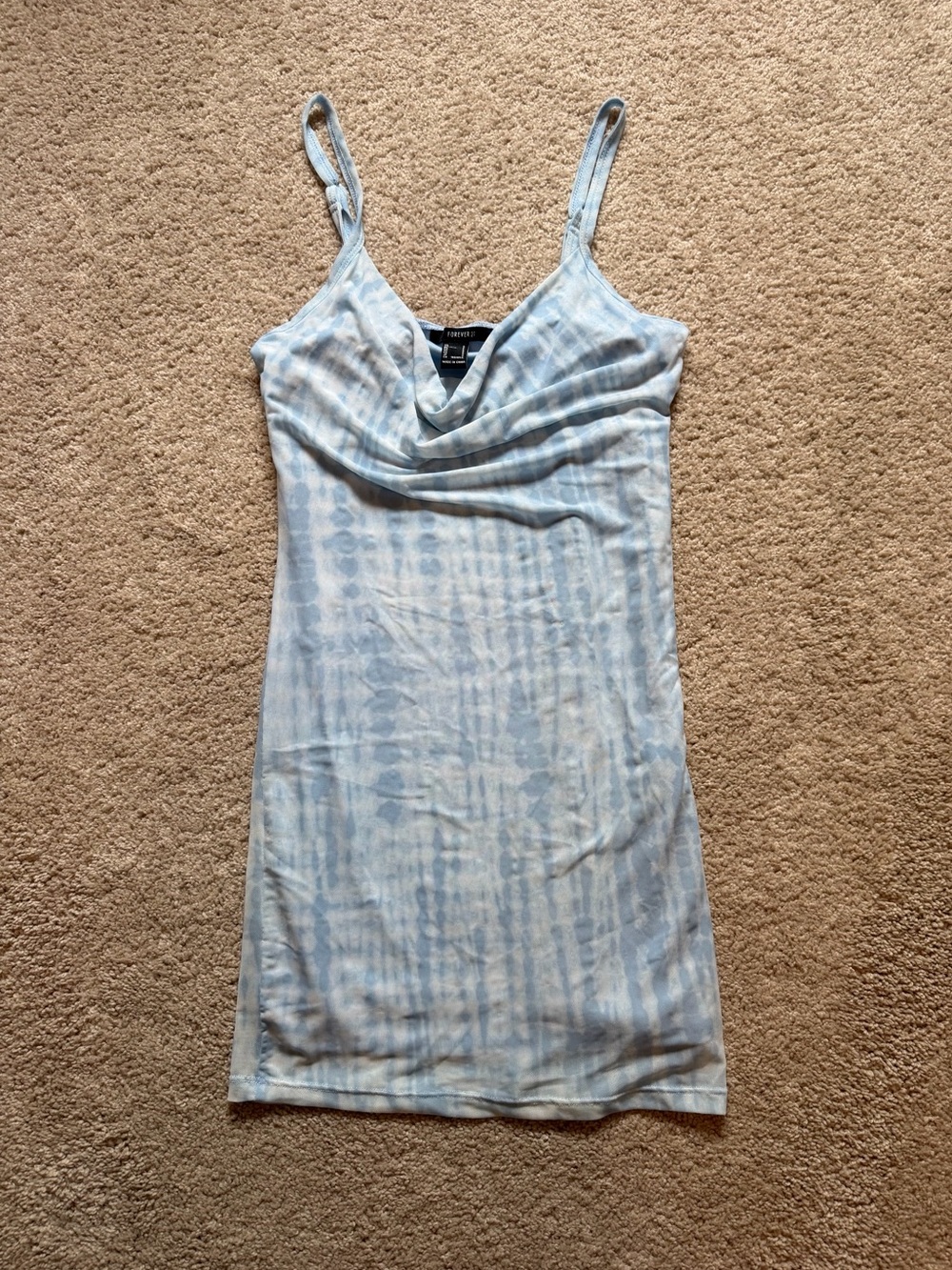 Blue Mini Dress